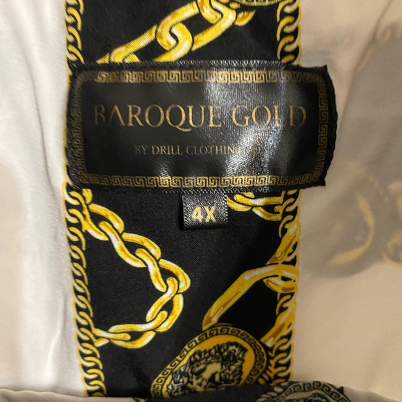 Tops Whiteblack Chain Design Top Sz 4x Poshmark